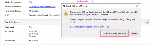 Install XCP ng VM Tools On CentOS 8 AlmaLinux 8 Rocky Linux 8 TechViewLeo