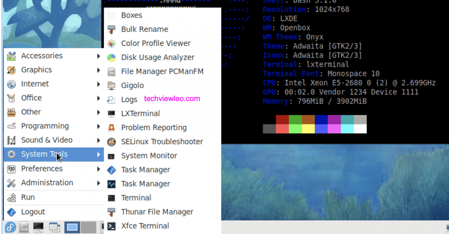 Install LXDE Desktop Environment On Fedora 35 34 33 32 31 TechViewLeo
