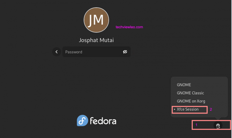 Install Xfce Desktop Environment On Fedora 35 34 33 32 31 TechViewLeo