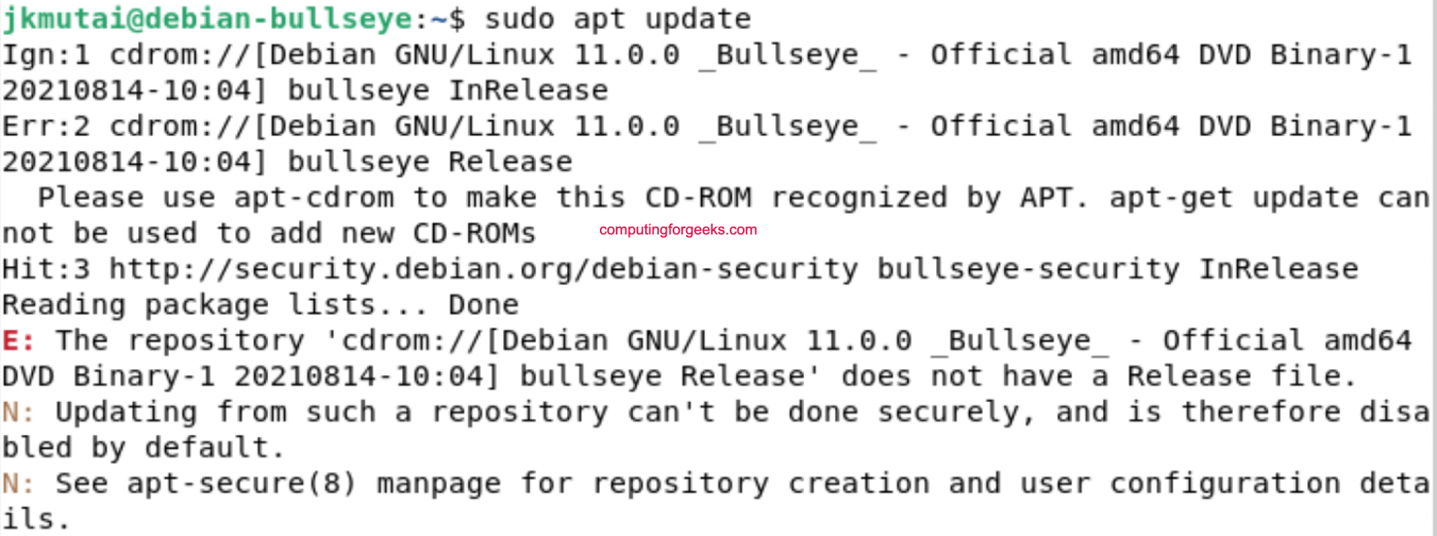 Add Debian 11 Bullseye Official Repositories To Sources list TechViewLeo