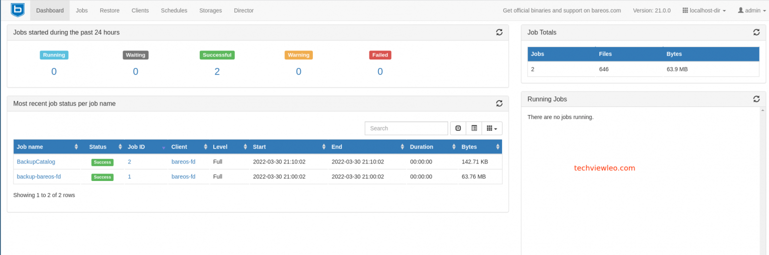 Installing Bareos Webui — Bareos Documentation Documentation – YDRFCG