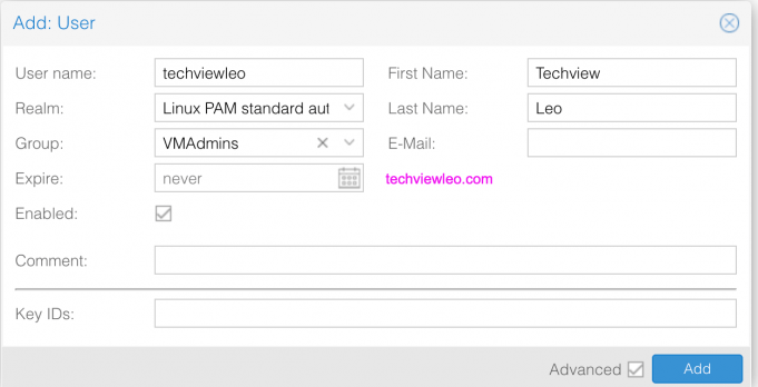 Proxmox Create User : Proxmox VE API – UOTDCZ